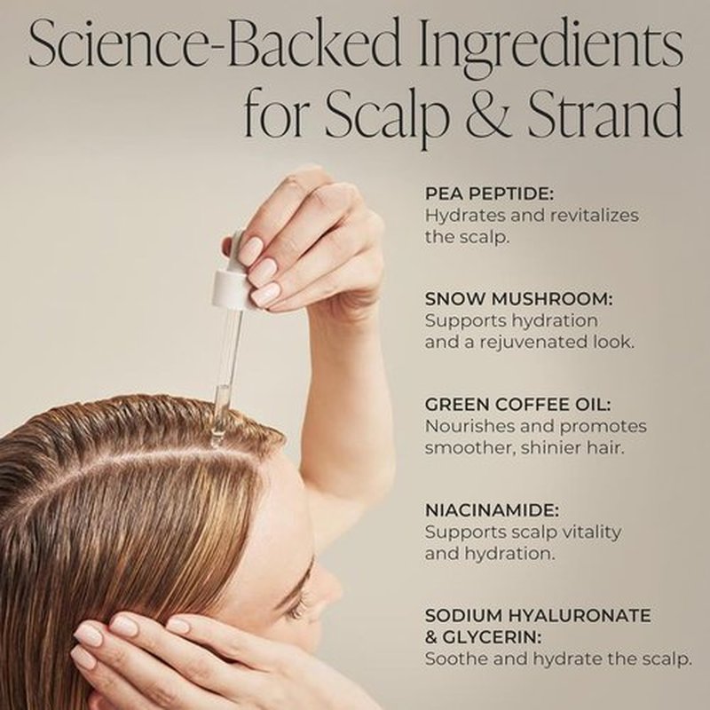 Arbonne HairCare Scalp Elixir - Lightweight Daily Hydrating Serum for Healthy Scalp - 1.6 fl oz