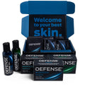 Defense Soap Variety Gift Set | Tea Tree, Peppermint, Oatmeal All Natural Bar Soap, Travel Body Wash, Individual Body Wipes