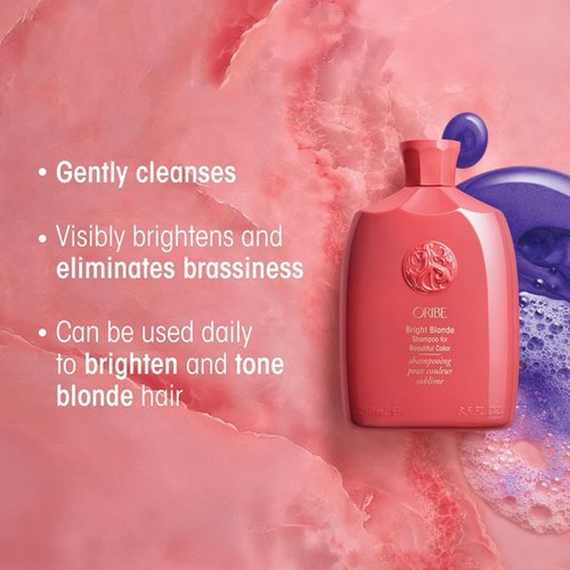 Oribe Bright Blonde Shampoo & Conditioner Bundle - Enhance Radiance & Nourish Color Treated Hair