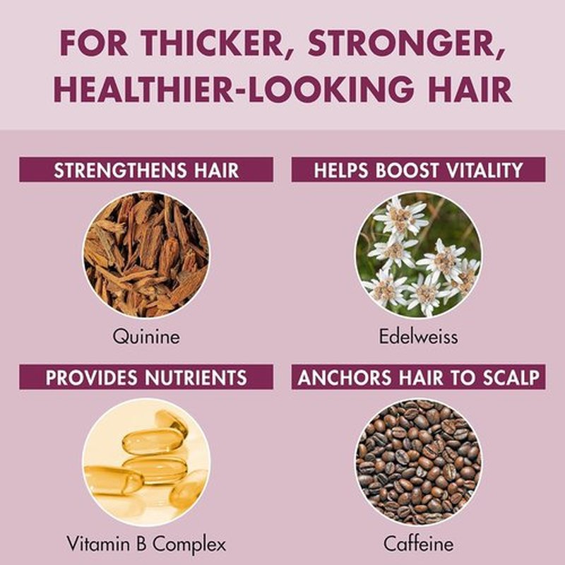 Klorane Intense Strengthening Serum with Quinine - Natural Hair Thinning Solution - 3.3 fl. oz. Non-Greasy Leave-In Formula for Thicker, Stronger Hair