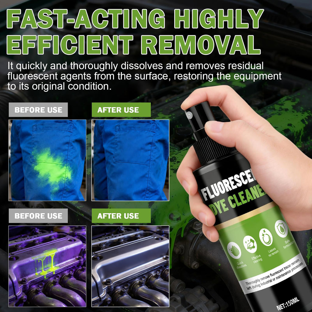 kuailaya Fluorescent Dye Cleaner, 5 OZ Dye Remover, Fast-Acting
