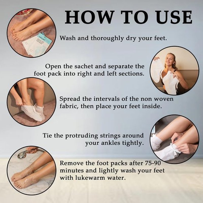 One's Own Korean Exfoliating Foot Peeling Mask, Moisturizing Foot Mask for Dry Cracked Feet, Feet Exfoliator to Peel Off Dead Skin & Callus Removal for Baby Soft Skin, Cruelty-Free & Safe, 1 Pair