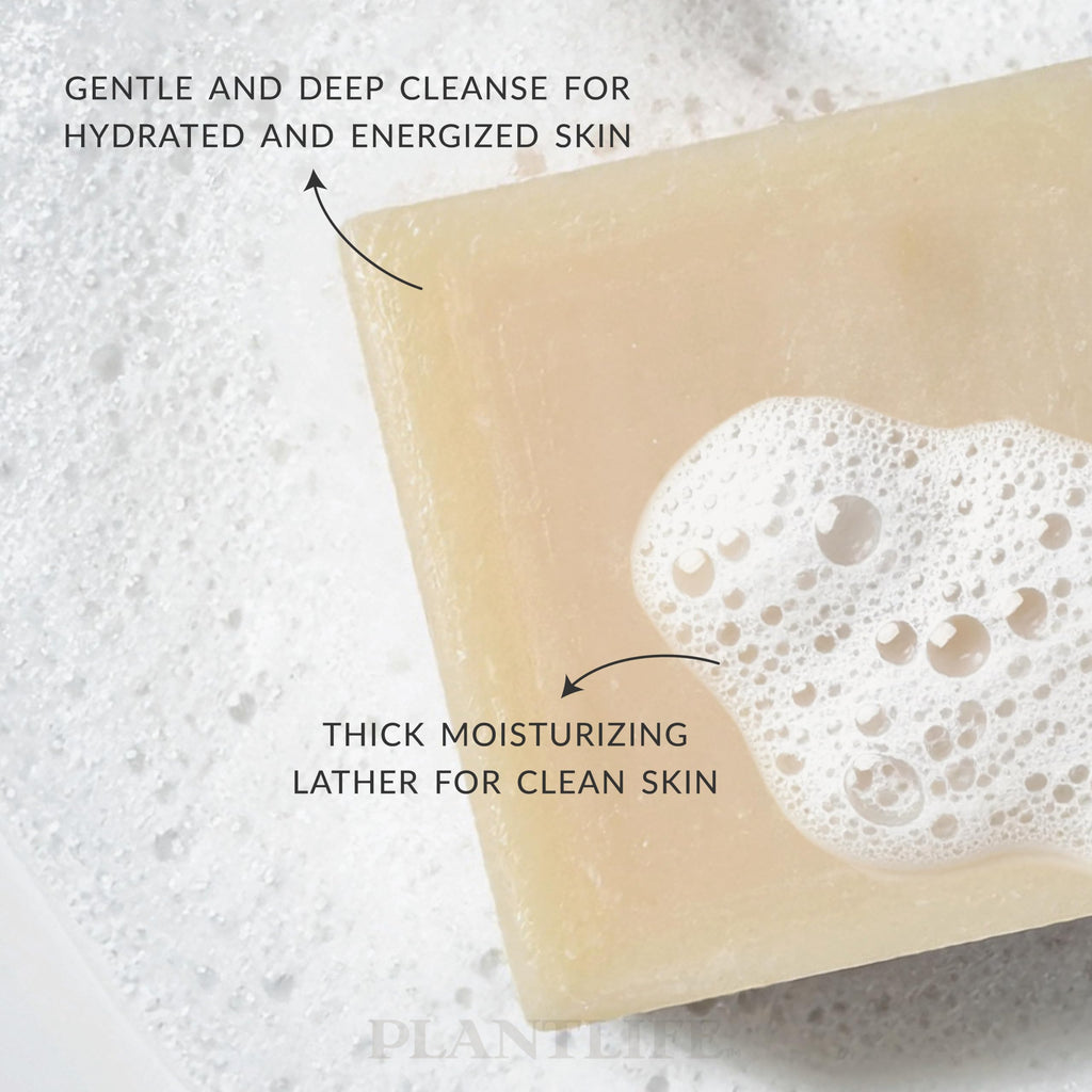 Plantlife Rosemary Sage 6-Pack Bar Soap - Moisturizing and Soothing Soap for Your Skin - Hand Crafted Using Plant-Based Ingredients - Made in California 4oz Bar