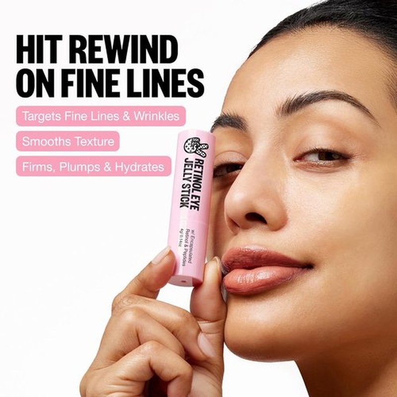 Peace Out Retinol Eye Jelly Stick - Hydrating Under Eye Treatment for Fine Lines & Wrinkles | 0.14 oz