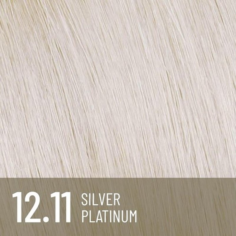 Il Salone Milano Plex Rebuilder Hair Color Cream - 12.11 Silver Platinum Dye | Professional Quality, Protects & Restructures