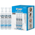 HTLARY Sterile Saline Solution, 20-Pack Skin and Wound Cleanser, 0.9% Sodium Chloride Wound Wash & Nasal Rinse