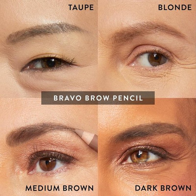 Laura Geller New York Bravo Brows Soft Pencil & Brush - Blonde Shade for Effortless Definition