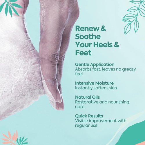 Clasy Care Foot Moisturizing Cream – Hydrating Heel & Foot Cream with Vitamin E and Avocado Oil – Softens Dry, Rough Skin – Nourishing Daily Foot Care, 100 ml
