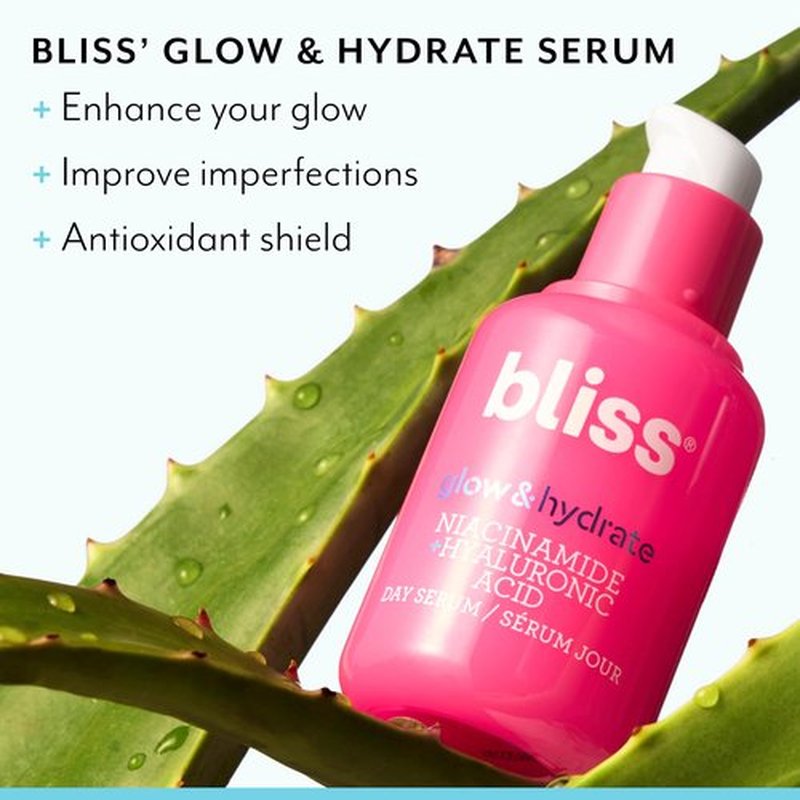 Bliss x Julep Makeup Kit - Hydrating Skincare & Makeup Set - Includes Julep Eyeshadow Stick & Bliss Glow Serum Skincare