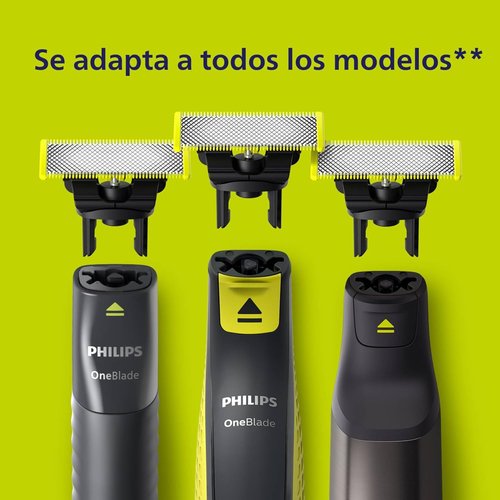 Philips OneBlade Replacement Blades - Original Blades for Face & Body | Compatible with QP2630
