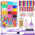 auroray Hair Accessories for Girls, 1698 Pcs Hair Rubber Bands with Elastic Hair Ties Hair Clips Hair Wax Stick Spray Bottle Hair Styling Tools