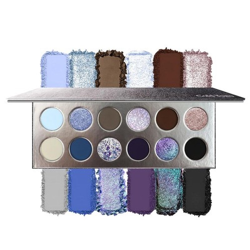 Skiennix Professional 12 Color Eyeshadow Palette - Multichrome & Matte Finish, Long-Lasting, Vegan