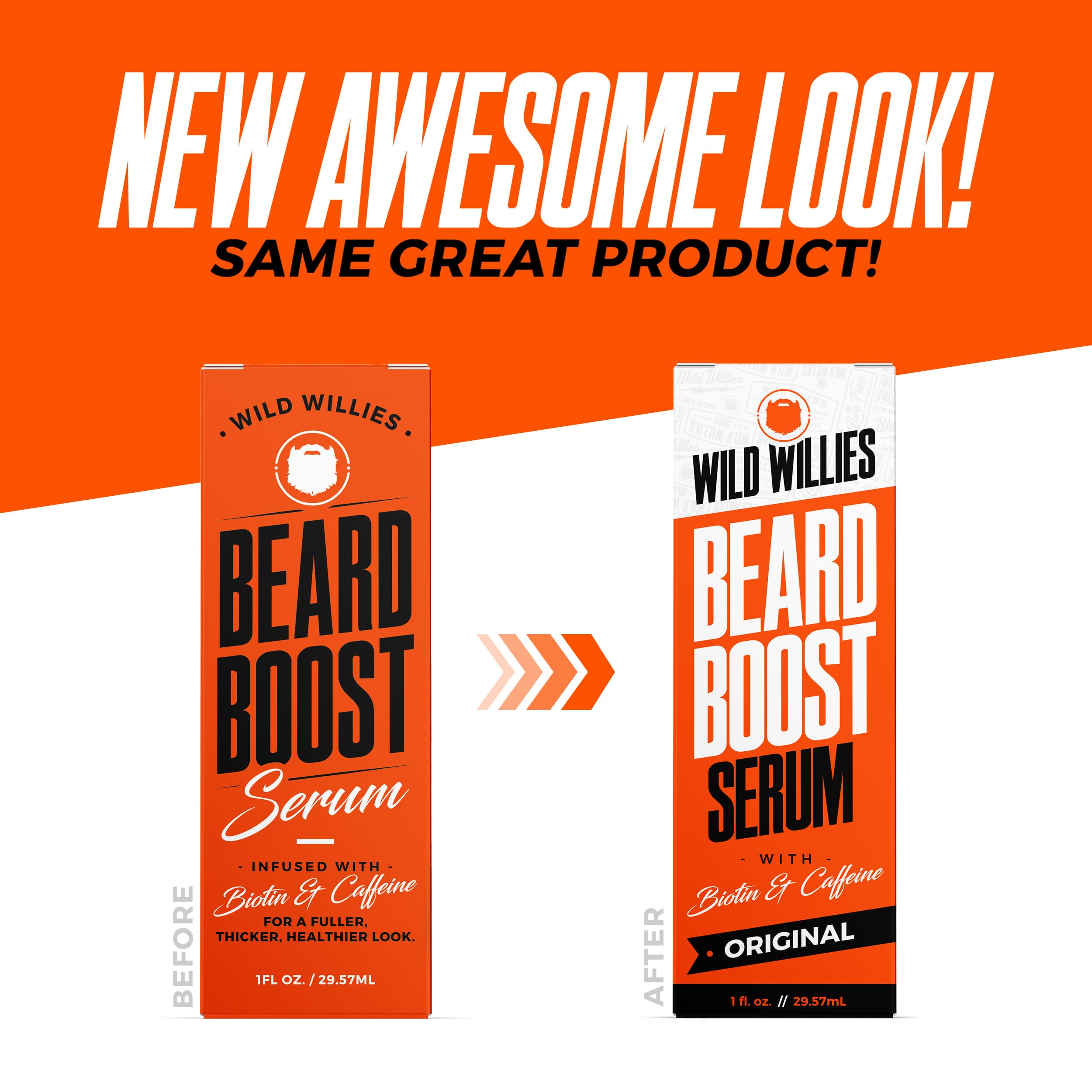 Wild Willies Beard Growth Dual Threat: Serum & Gummies for Men - Biotin, Caffeine & Essential Growth Oil for Fuller, Thicker Facial Hair
