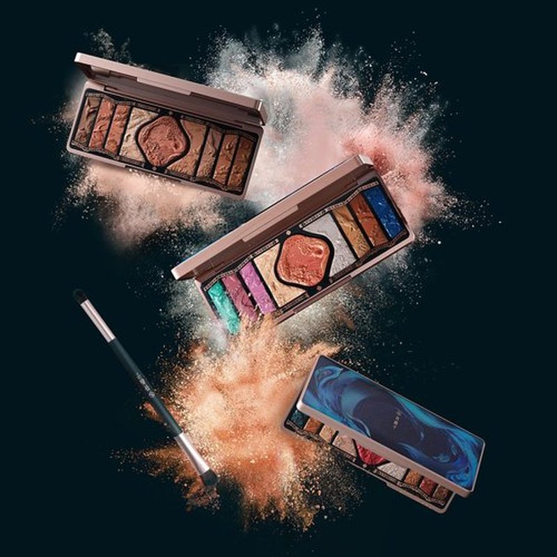 FLORASIS Floral Engraving Phoenix Makeup Palette Makeup Long Lasting Blendable Natural Eyeshadow Palette for Women (03 Soaring Sunlight)