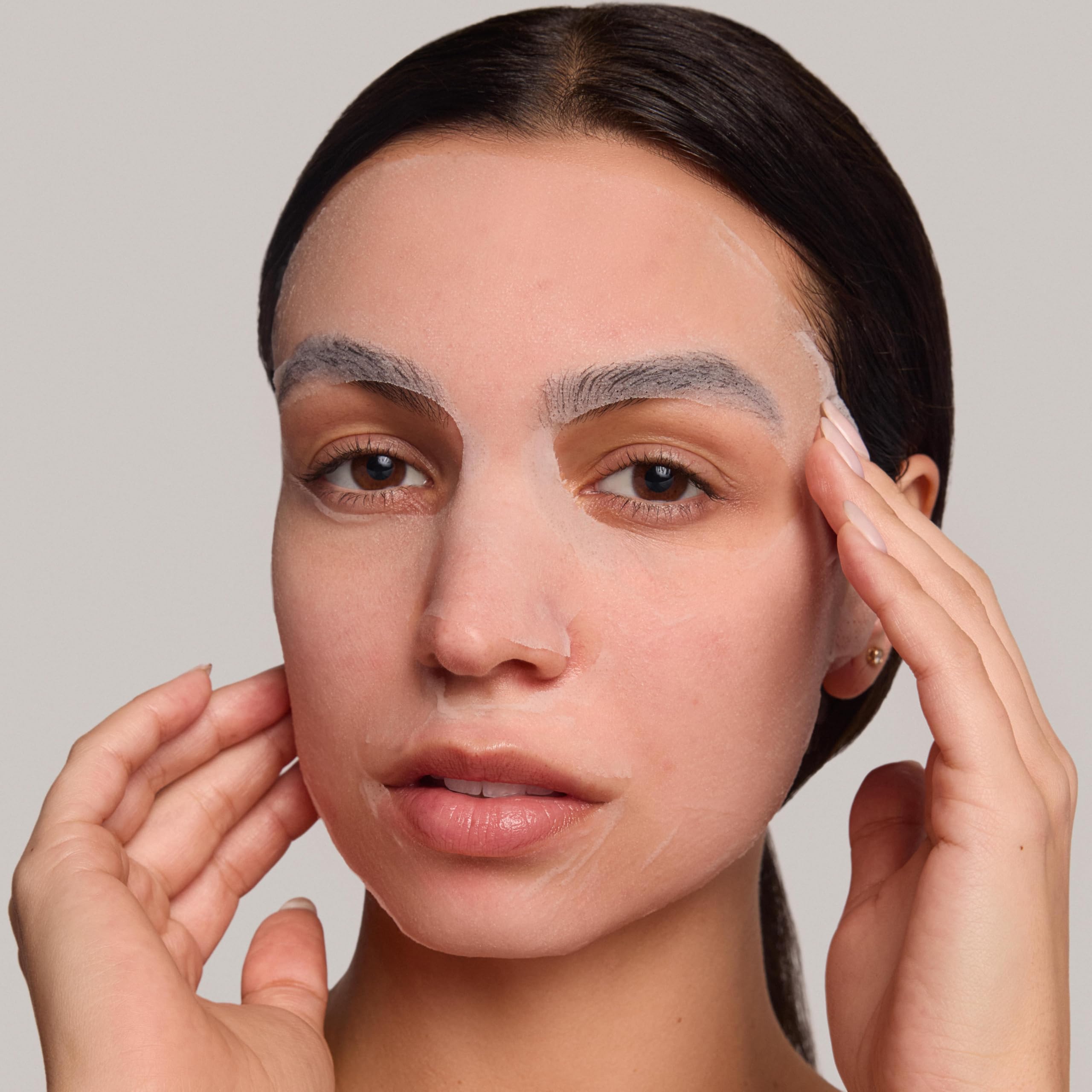 Karuna Hyaluronic Acid Pro Face Mask 4-Pack - K-Beauty Hydrating Sheet Masks with 15% Multi-Hyaluronic Acid, Ectoin, 5% Niacinamide & Panthenol - Biodegradable Japanese Cotton Treatment