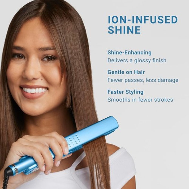 BaBylissPRO 1 1/4" Digital Ionic Flat Iron - Professional Hair Straightener with Shorter Plates