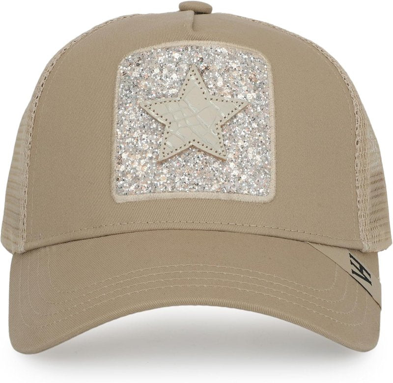 Vintage Havana Trucker Hats for Women - Adjustable Mesh Snapback Baseball Cap | Trendy Fashion Accessory