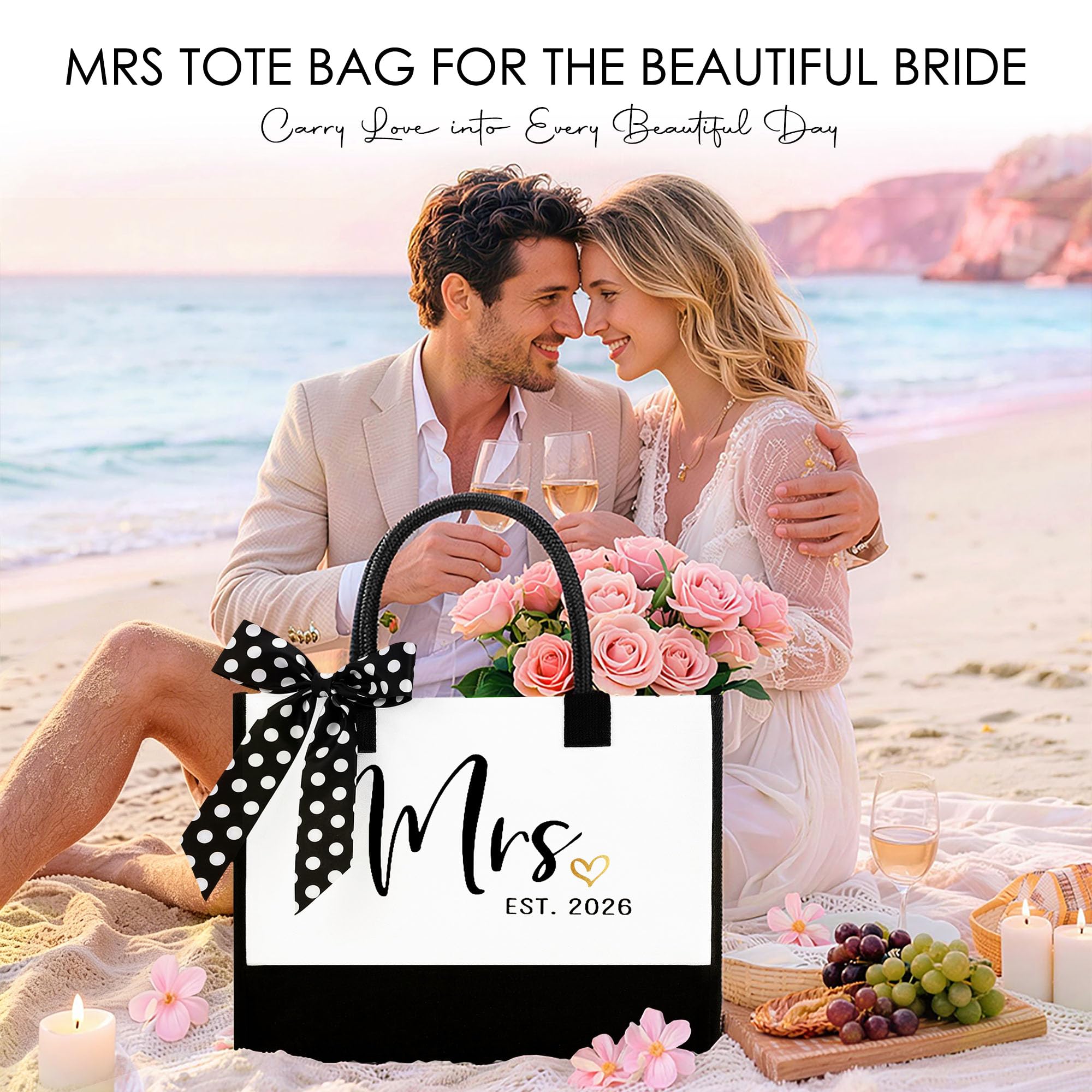 Bridal Shower Gifts for Bride To Be Gift Ideas Bride Gifts Box for Bachelorette Party Wifey Gift Accessories for Wedding Day Popular Engagement Stuff Things Set for Her Future Mrs Soon To Be Wifey
