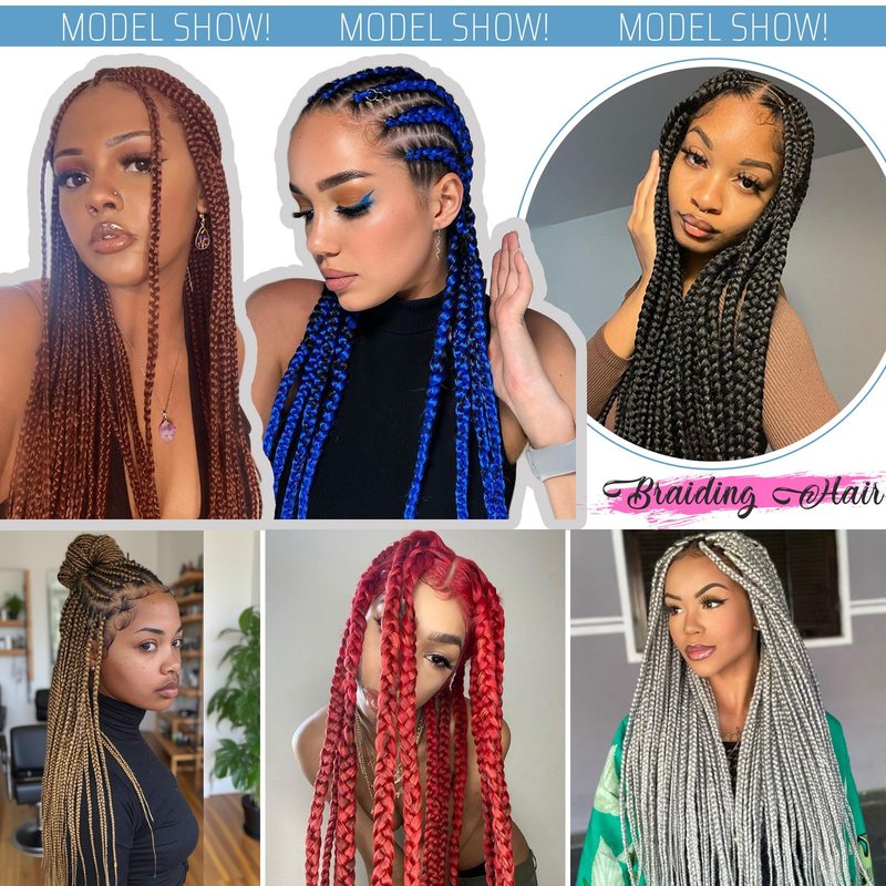 WacanDan Honey Blonde Braiding Hair Pre stretched 16 Inch 3 Packs, 27# Professional Soft Yaki Texture Long Braid Extensions, Hot Water Setting for Box Braids Twist & Crochet Braids