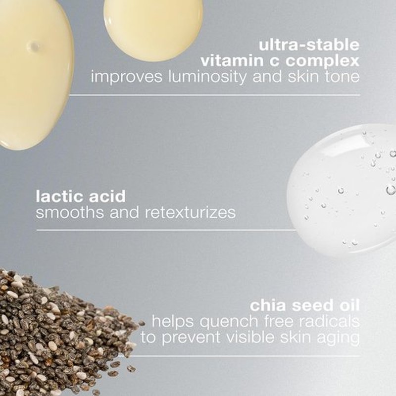 Dermalogica Biolumin-C Serum | Vitamin C Dark Spot Treatment with Peptide & AHA - Brightens & Exfoliates Skin