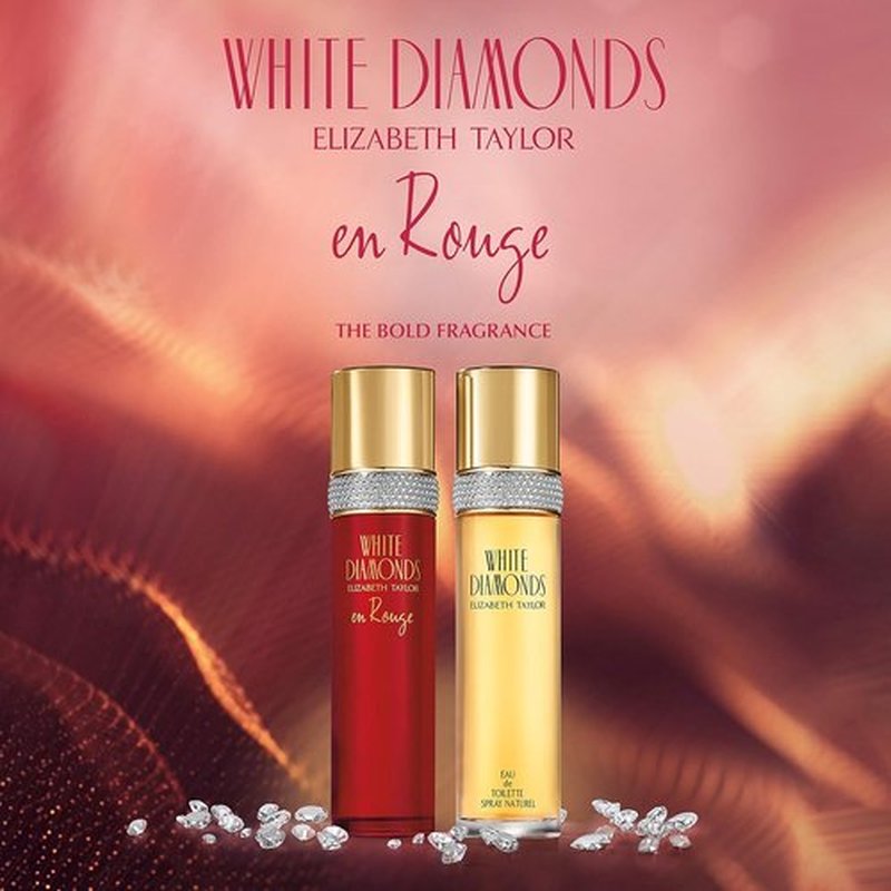 Elizabeth Taylor White Diamonds En Rouge Perfume - Eau De Toilette Spray, 3.3 Fl Oz