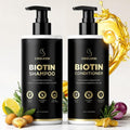 Tripeptide-Infused Biotin Hair Growth Shampoo and Conditioner Set, Onion Anti-Loss Volumizing Moisturizing Treatment for Soft Shine Hair, Rosemary Dandruff Routine Shampoo for Men and Women, 2x16.9oz