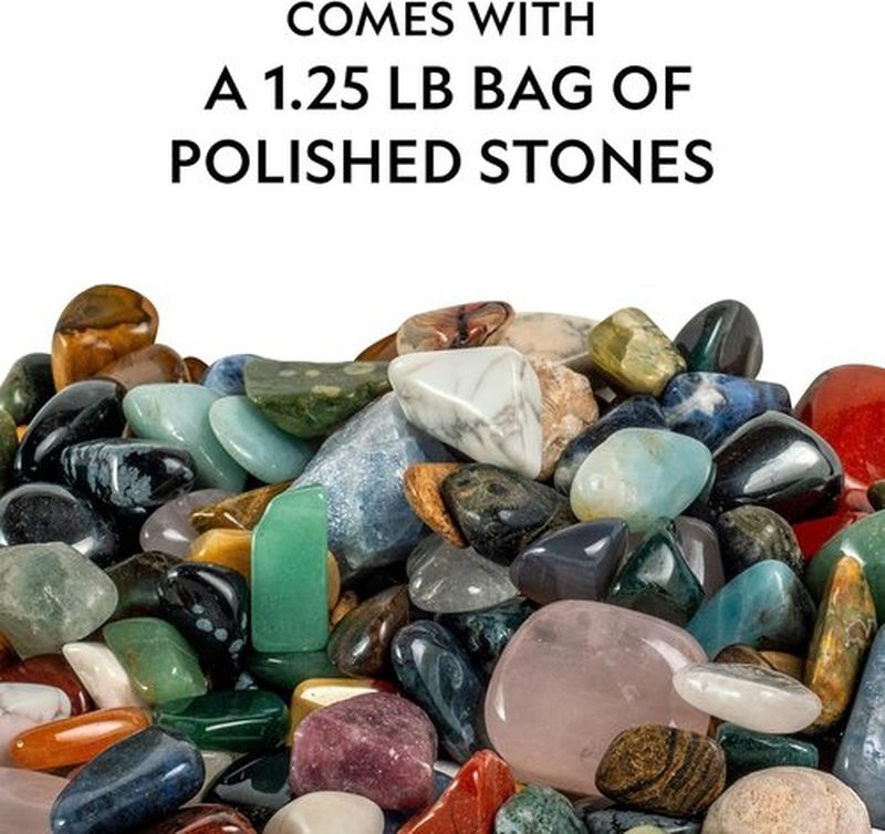 National Geographic Kids Rock Collection - 1.25 lb Assorted Rocks, Minerals & Gemstones | STEM Earth Science Kit