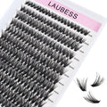 Cluster Lashes 40D Eyelash Clusters Mixed Tray Wispy Lash Clusters Extensions D Curl Cluster Eyelash Extensions Individual Lashes DIY Lash Extension (40D-0.07D-9-16mm)