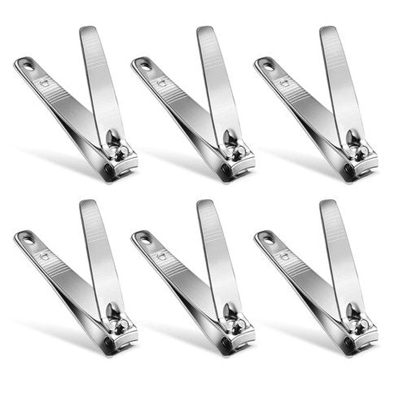 NATZERAT 30 Pack Fingernail Clipper Toenail Clippers Pack, Stainless Steel Small Nail Clippers in Bulk,Portable Travel Fingernails for Men Women Homeless Care Package Supplies Bulk