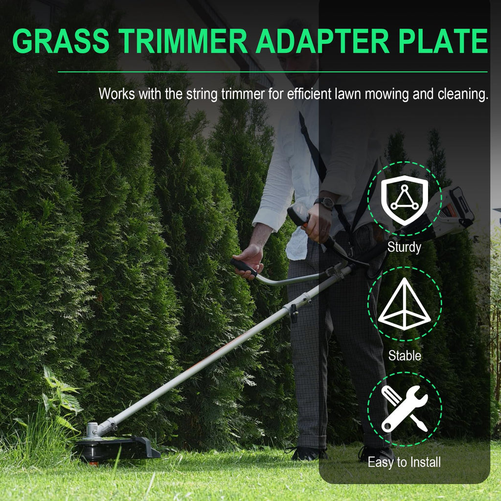 C535000210 Grass Trimmer Adapter Plate Fit for Echo String Trimmer Head, Blade Adapter Replacement Parts for Echo Blade Conversion Kits Used on SRM-225 SRM-280 SRM-266 SRM-210 SRM-211 SRM-251 SRM2620