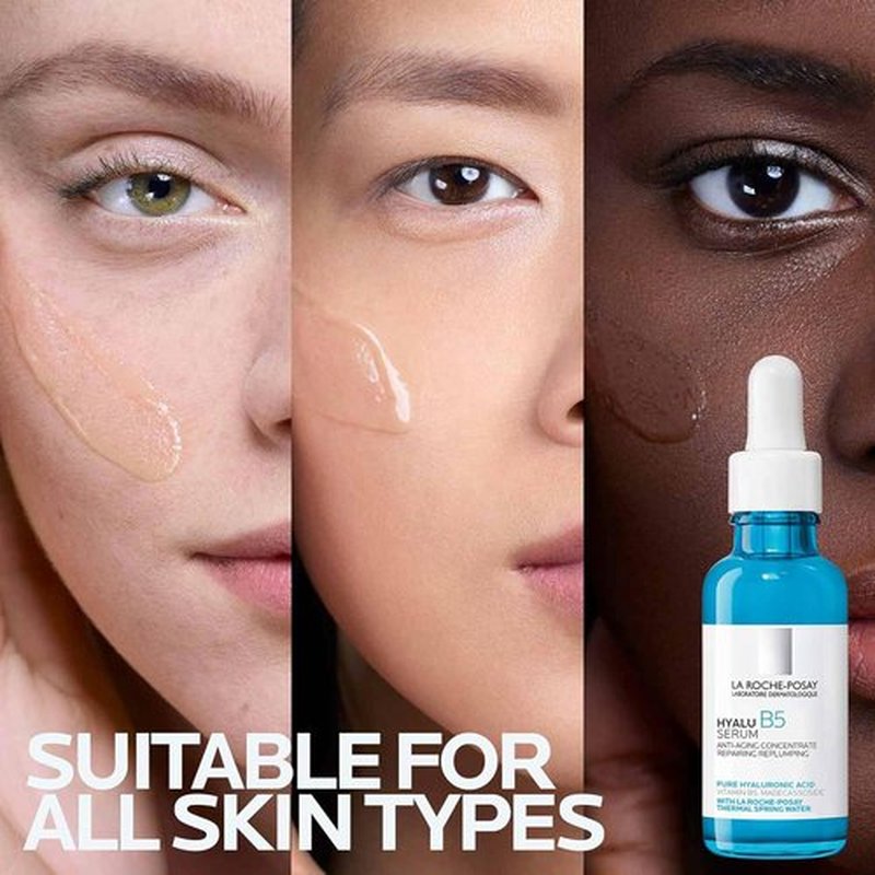 La Roche-Posay Hyalu B5 Serum - Hydrating Hyaluronic Acid & Vitamin B5 for Plump, Sensitive Skin