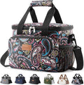 Lifewit Insulated Lunch Bag - Soft Cooler Tote for Adults | Paisley Design, 12-Can Capacity (9L)