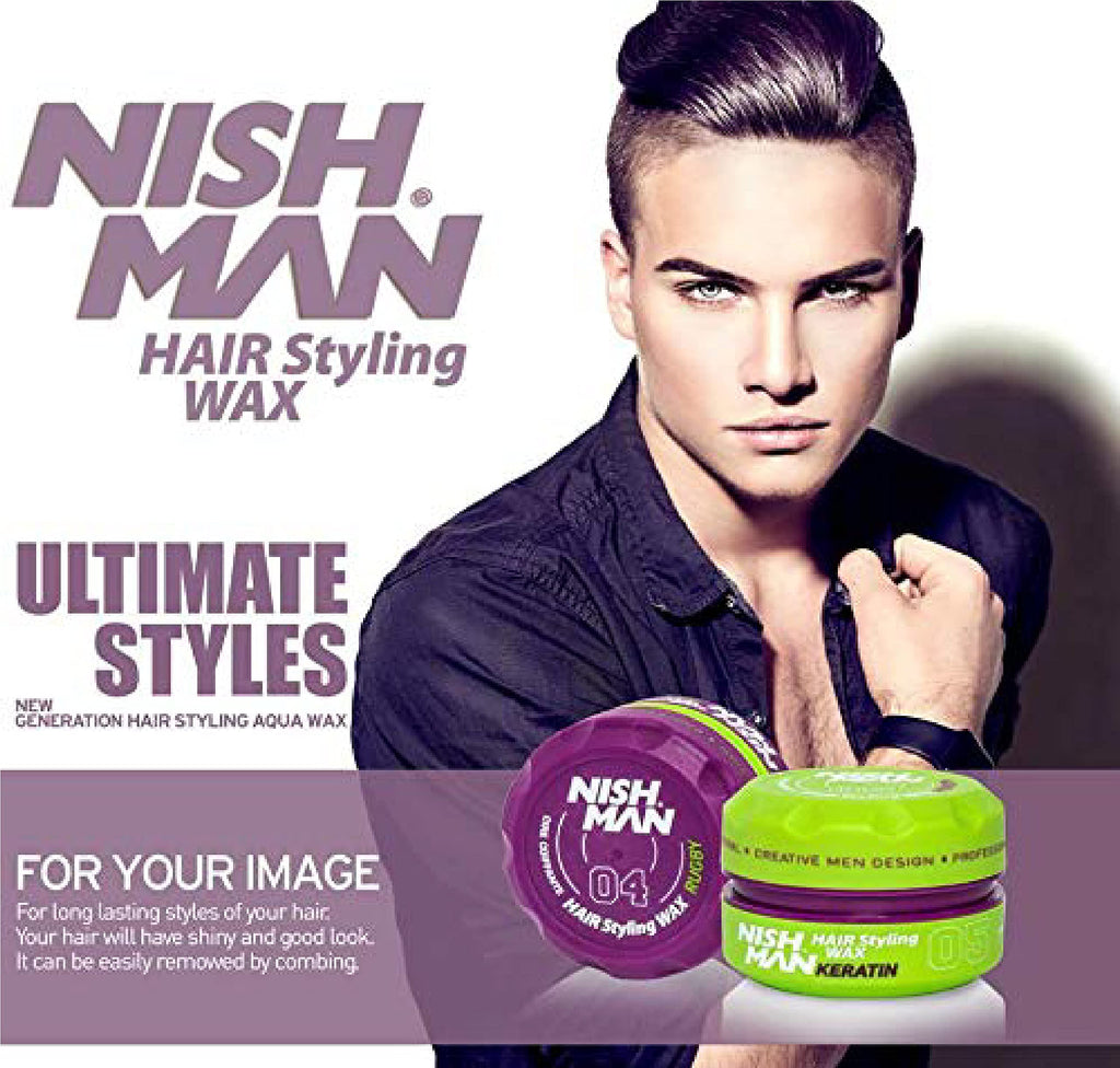 Nishman Hair Styling Wax Rugby 04 150 ml