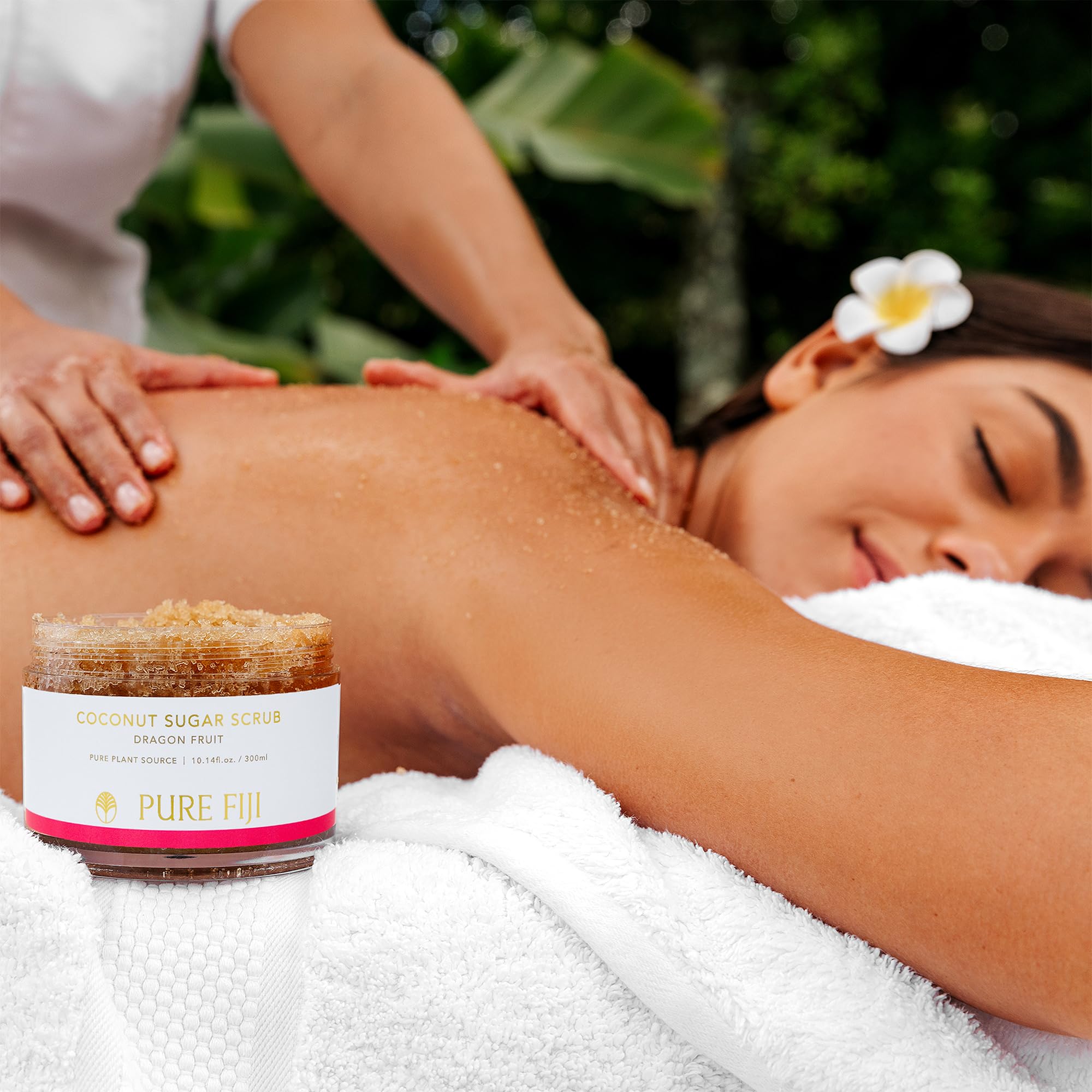 Pure Fiji Coconut Sugar Body Scrub, Coconut (10.14oz/300ml)