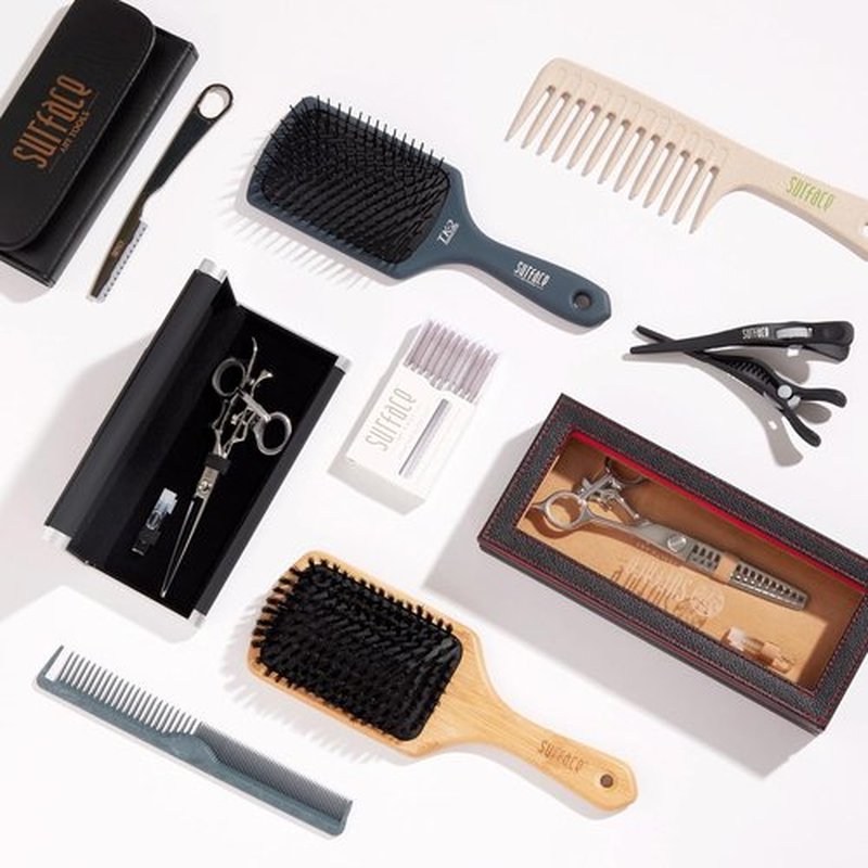Surface Hair TK2 Paddle Brush - Professional Heat Resistant Styling Tool for Smooth, Shiny Hair