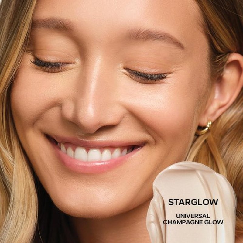 Saie Glowy Super Gel - Illuminating Makeup Primer & Serum with Vitamin C - Starglow (1 oz)