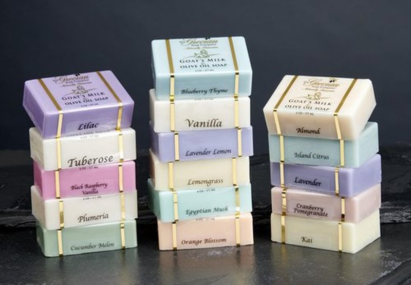 Grecian Goats Milk & Olive Oil Soap Bar 3-pack Orange Blossom Scent: Handmade, All-Natural, Soap for Dry & Sensitive Skin, Anti-Aging, pH-Balanced, RSPO Sustainable - 6oz Bar