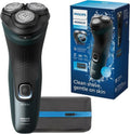 Philips Norelco Electric Shaver 2600 Series - Wet & Dry Use, Pop-Up Trimmer, Dark Forest Green, Model X3052/91