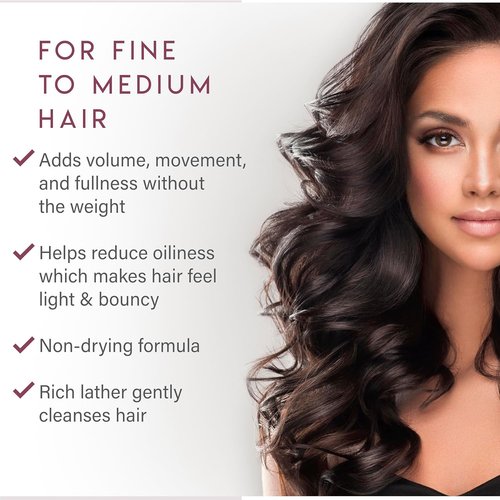 ALURAM Volumizing Shampoo - Gentle Cleanser That Adds Body & Fullness for All Hair Types