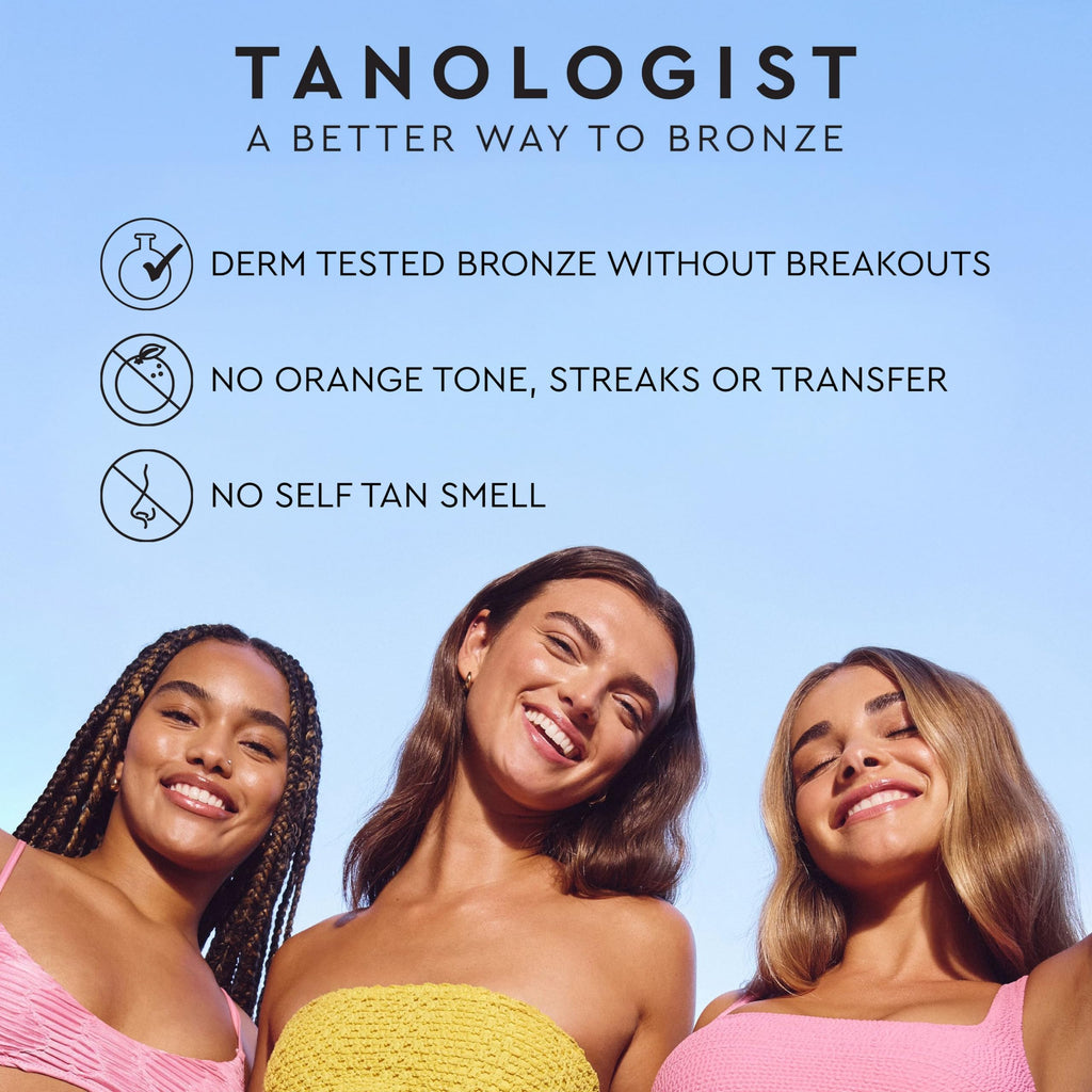 Tanologist Light Self Tan Water, Clear Tanning Water, Self Tanner Spray, Streak-Free Tanning Mist, Natural Bronzing, No Fake Tan Smell, Long Lasting, Clean Ingredients, 6.76 fl. oz/200 ml Bottle