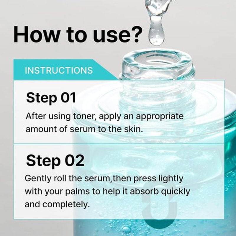 Ectoin Redness Soothing Serum - Lightweight Hydration for Blemish-Prone Skin | 8-Layer Hyaluronic Acid & Peptides | 1.01 fl. oz.