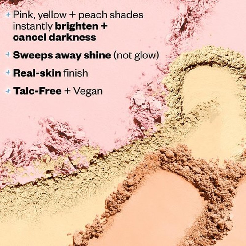 Kosas Cloud Set Brightening Baked Powder - Talc-Free Under Eye Setting Powder, Soft Focus Finish, Candy