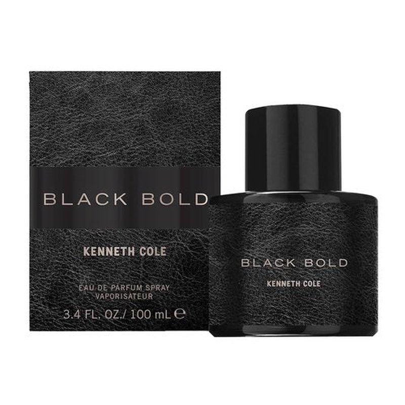 Kenneth Cole Black Bold Eau de Parfum for Men - 3.4 Fl Oz | Invigorating & Long-Lasting Fragrance