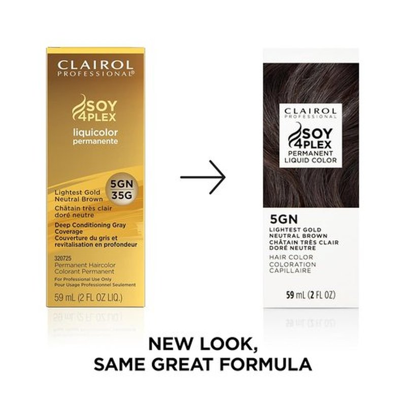 Clairol Professional Permanent Liquicolor - Light to Medium Brown Hair Color | 100% Gray Coverage