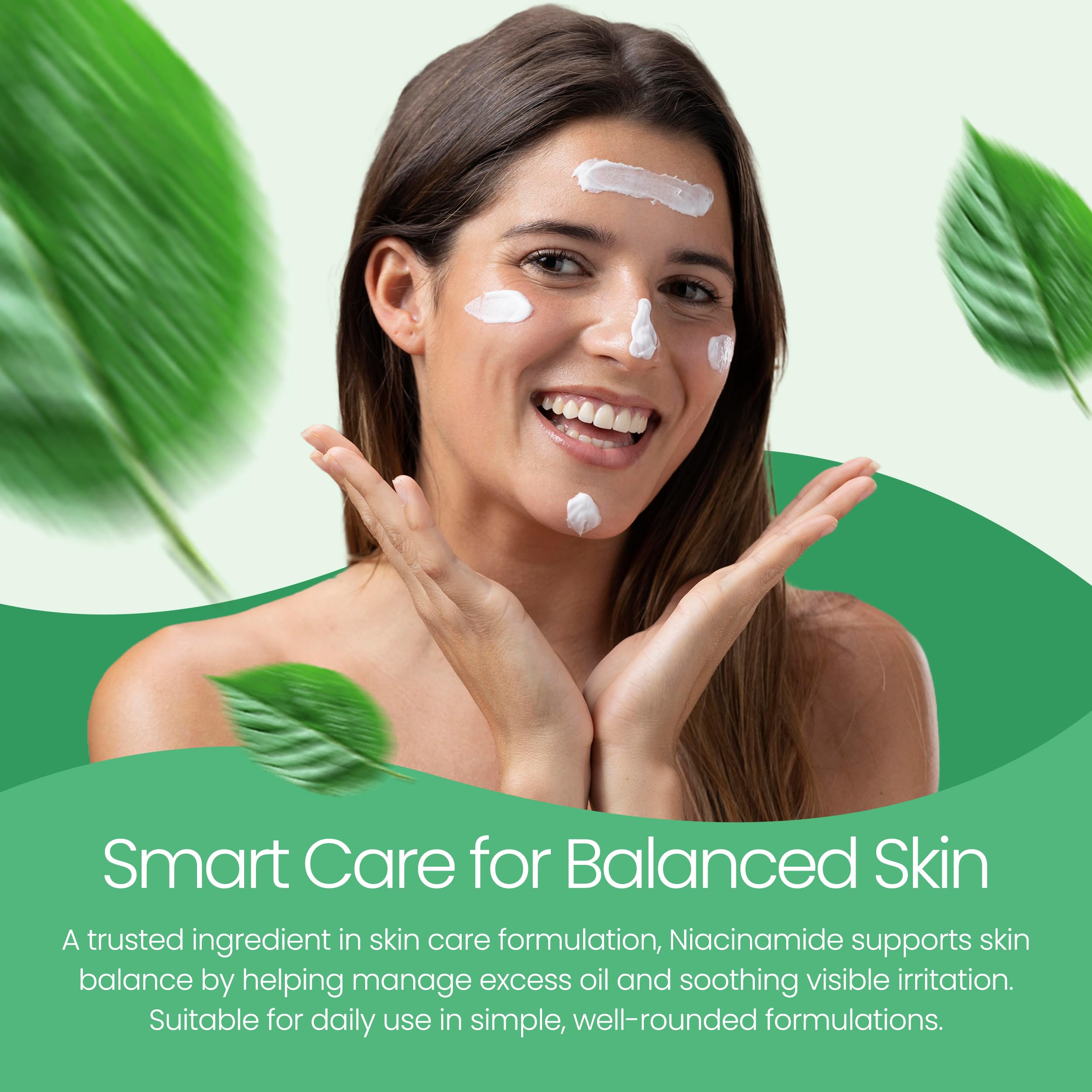 Talsen Chemicals Pure Niacinamide Powder for Skin Care (Vitamin B3) DIY Niacinamide Serum, Niacin Powder (4 Ounce / 113 Gram) Cosmetic Grade