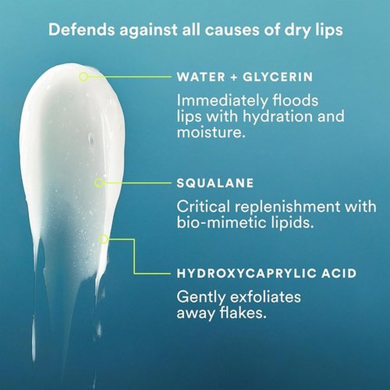 Experiment Softwear Smoothing Lip Treatment Balm - 24HR Hydration with Squalane & Pomegranate - Vegan Formula for Extra Dry Lips - 0.34 FL OZ