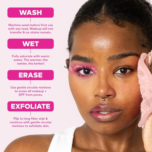 The Original MakeUp Eraser PRO, Effortlessly Remove All Makeup Using Only Water, Including Waterproof Mascara, Eyeliner, Foundation, Lipstick, Sunscreen,and More! Puppy, 1ct.