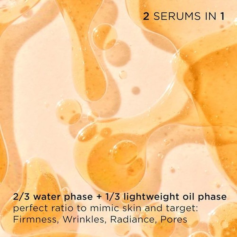 Clarins Double Serum Light Texture - Anti-Aging Serum for Firmness, Smoothness & Radiance | 24H Hydration for Combination to Oily Skin