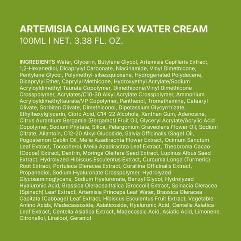 BRING GREEN Artemisia Calming EX Water Cream 100mL