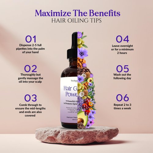 Rosemary Oil With Black Castor, Batana, Lavender, Coffee, Coconut, Argan, Avocado, Olive, Almond & Parsley Seed Oil, 11 Oils Infused for Ultimate Hair Growth & Care for Stronger, Thicker Hair